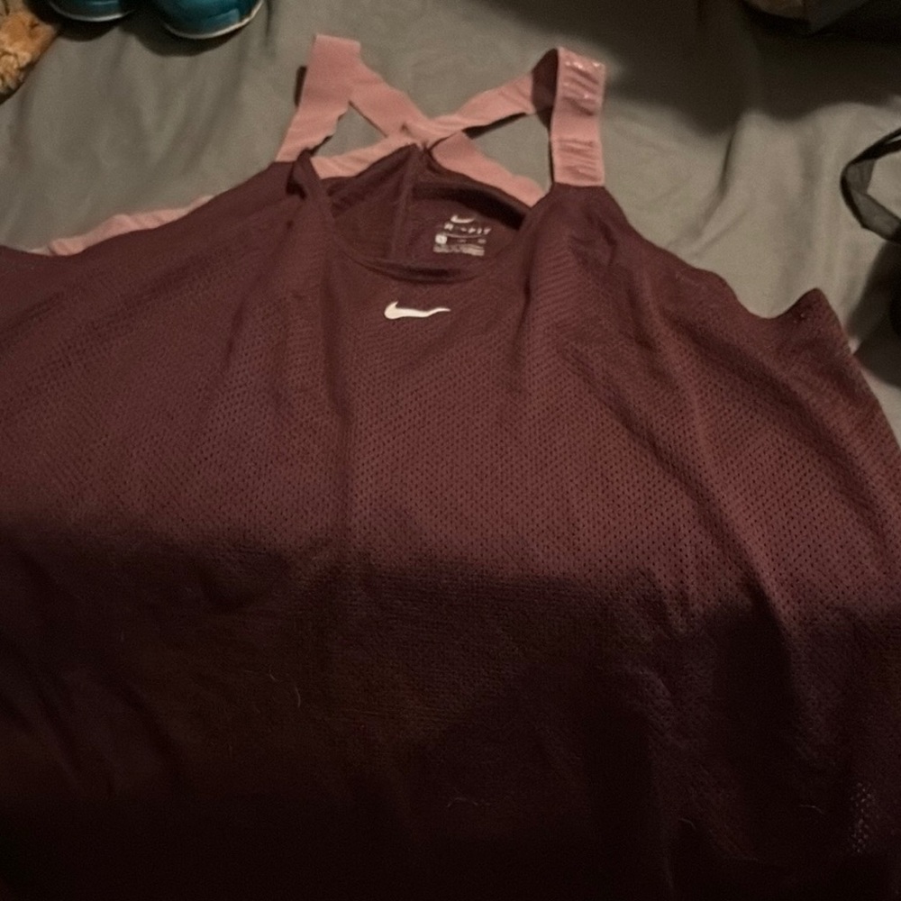 Nike Red Tank Top Athletic Style